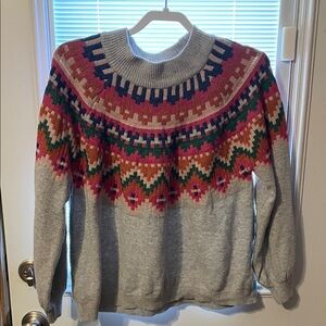 Maurices Multicolor Patterned Women's Sweater